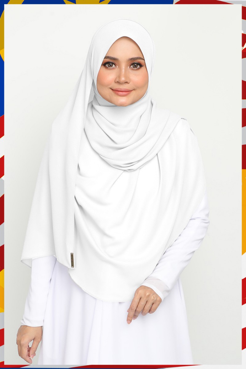 Long Shawl Albino White