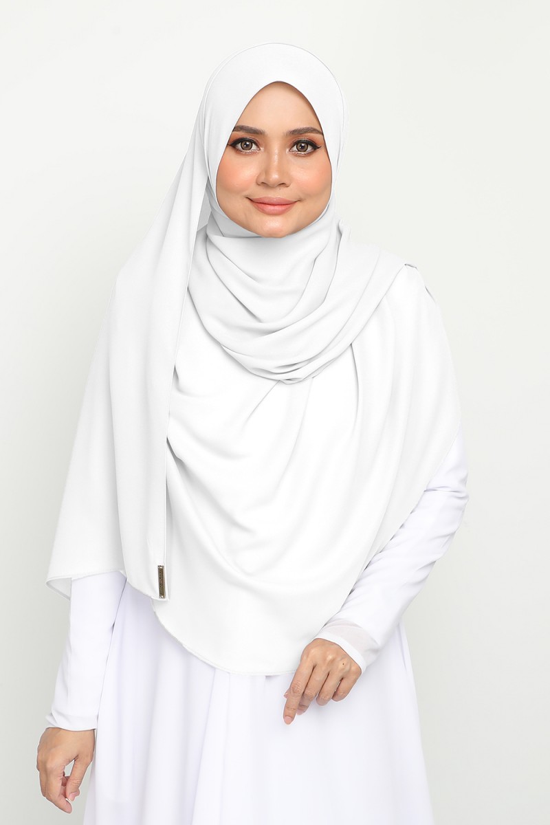 [AS-IS]- Long Shawl Albino White