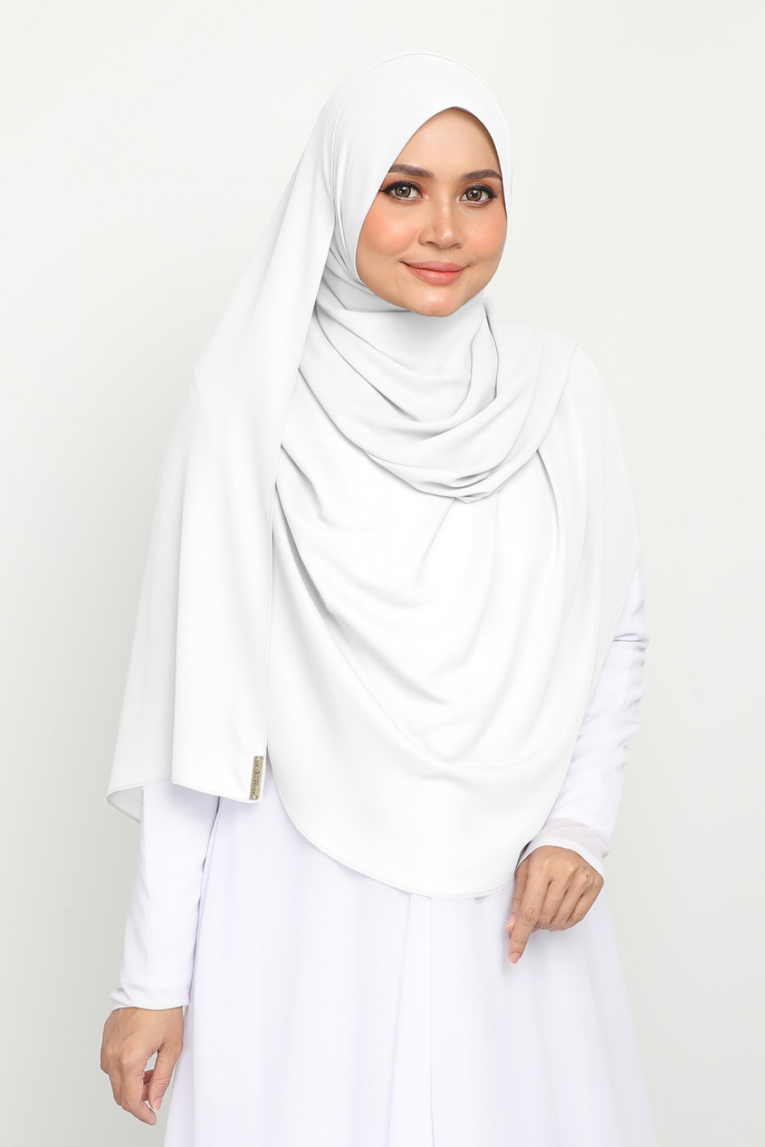 Long Shawl Albino White