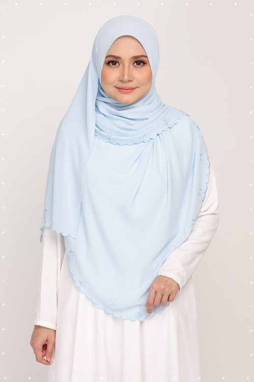 Shawl Sulam Alice Sky