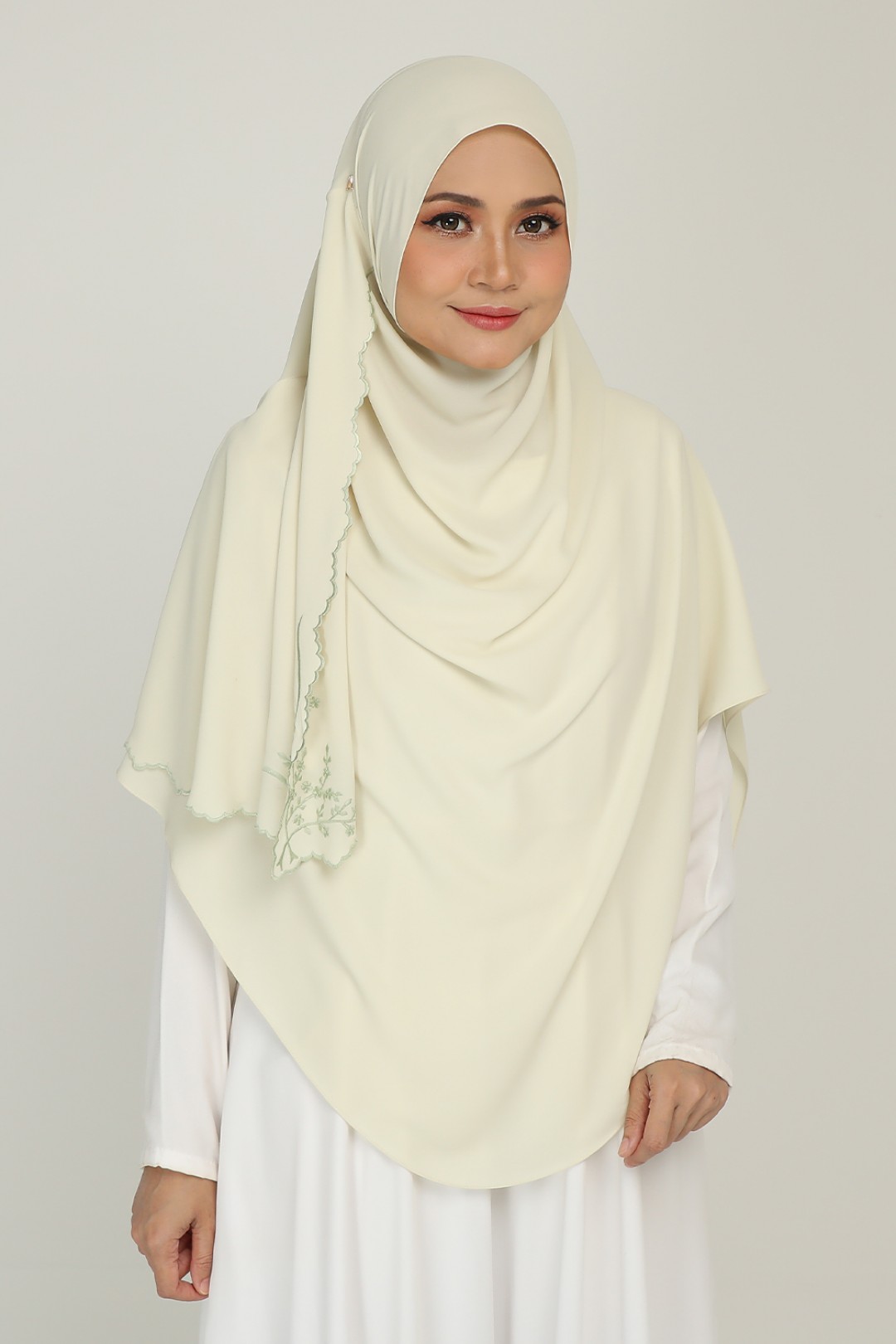 [AS-IS]-Umma Shawl Sulam  Antique Vanilla