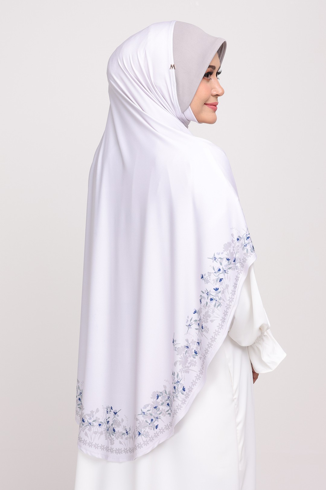 Sarung Printed Radiyyah Ash White