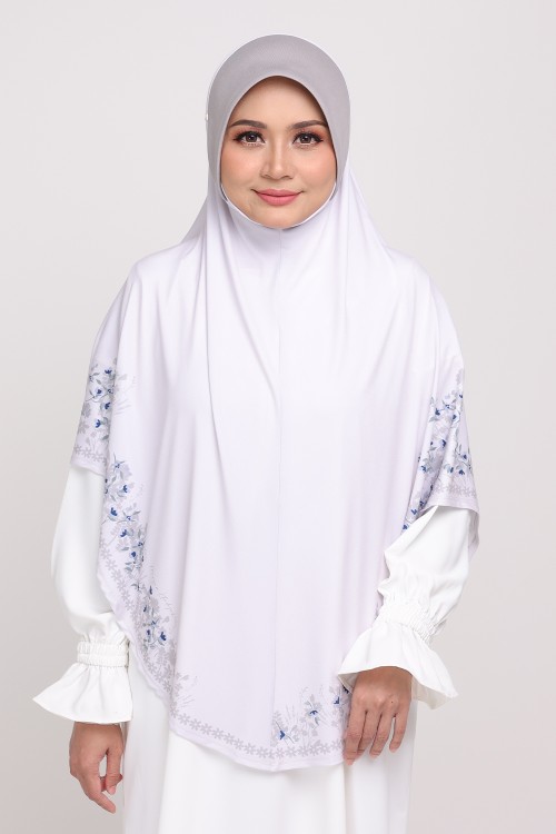 Sarung Printed Radiyyah Ash White