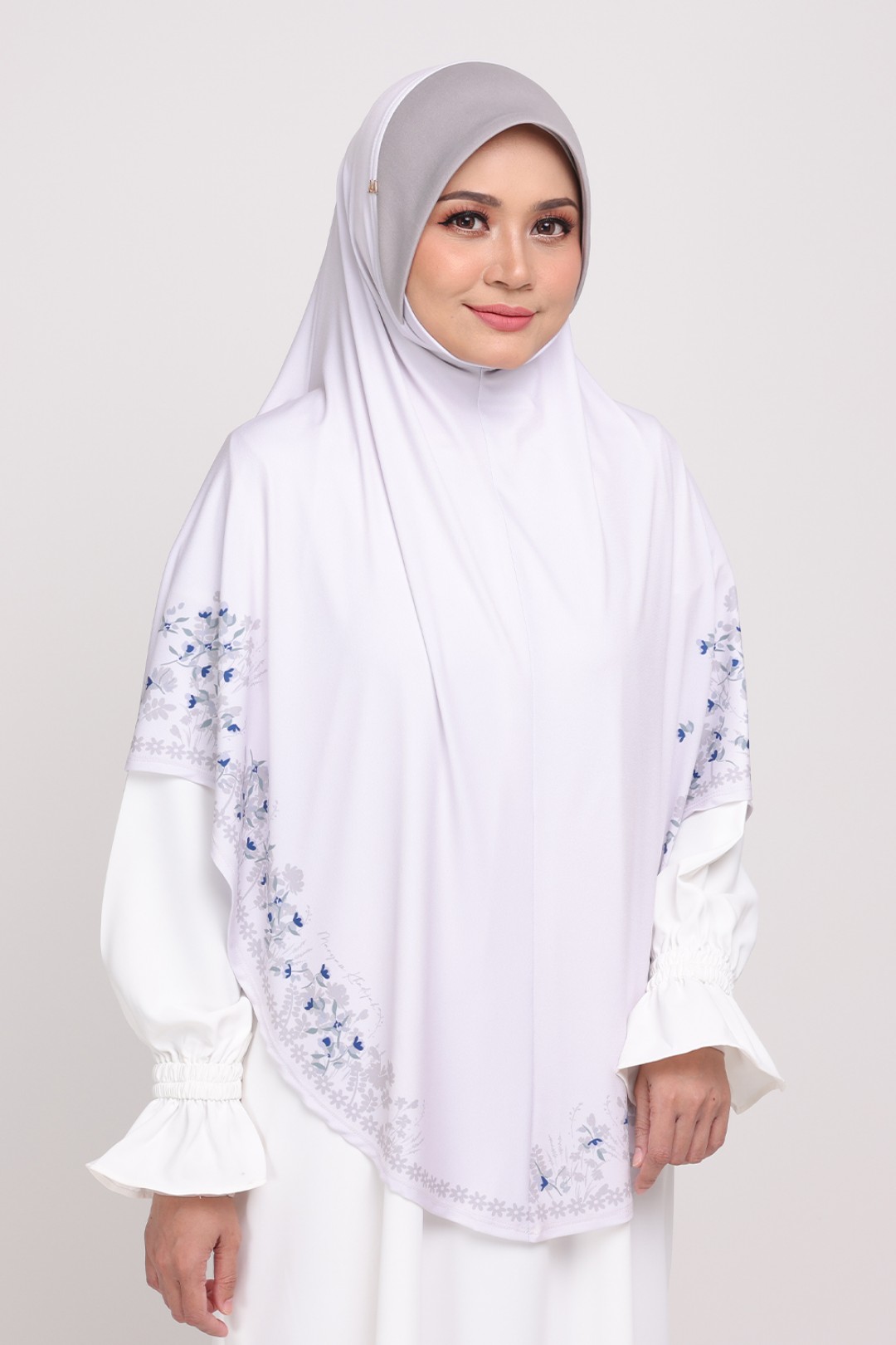 Sarung Printed Radiyyah Ash White