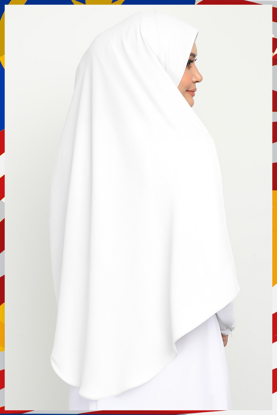 Long Shawl Albino White