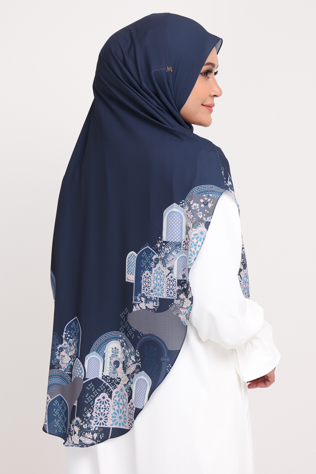 Umma Printed Raudhah Rich Blue