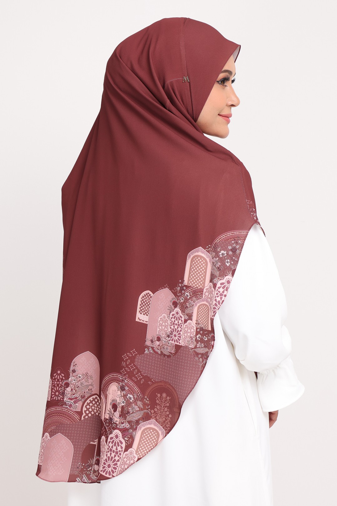 Umma Printed Raudhah Red Beans