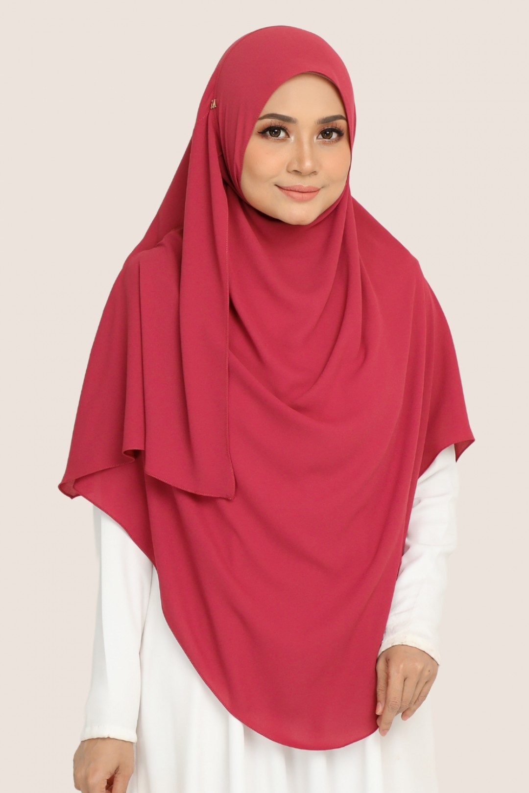 Umma Shawl Merangsri  Berry Red