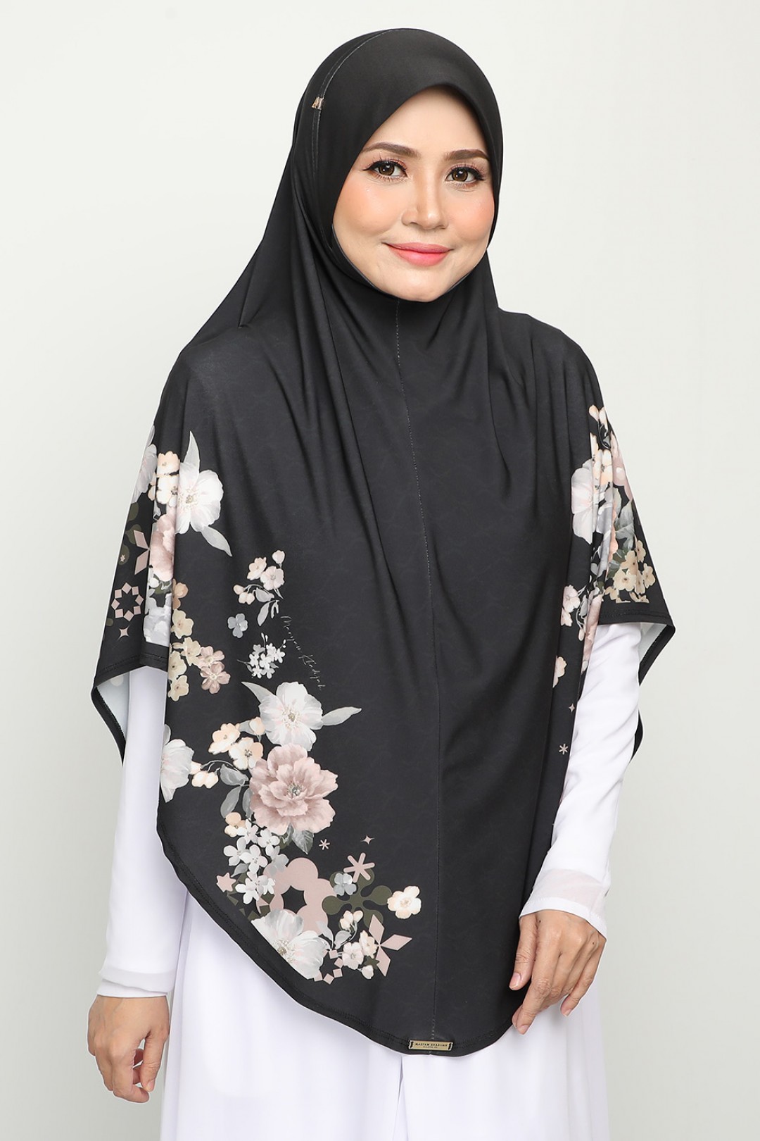 As-Is Sarung Printed Ghaniyah Black Haze