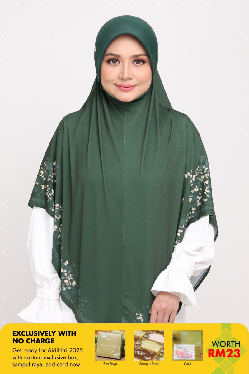 Sarung Printed Radiyyah Brunswick Green