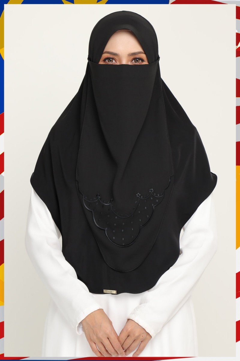 As-Is Purdah Sulam Black Art