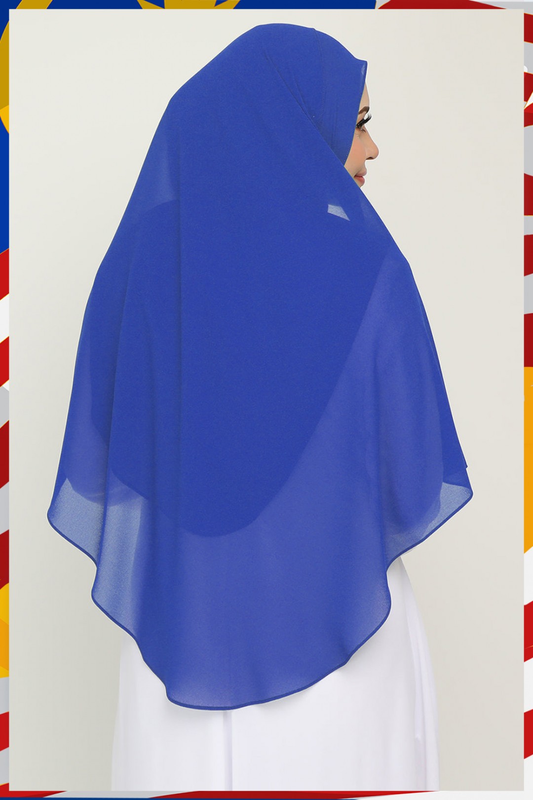 Long Shawl Blue