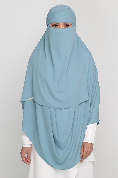 [AS-IS]- Niqab Blue Munsell