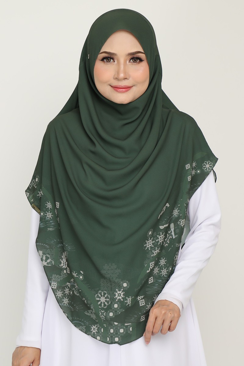 Umma Printed Raudhah Cadmium Green