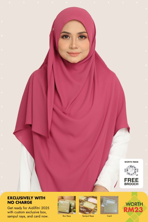 Umma Shawl Merangsri Cardinal Pink