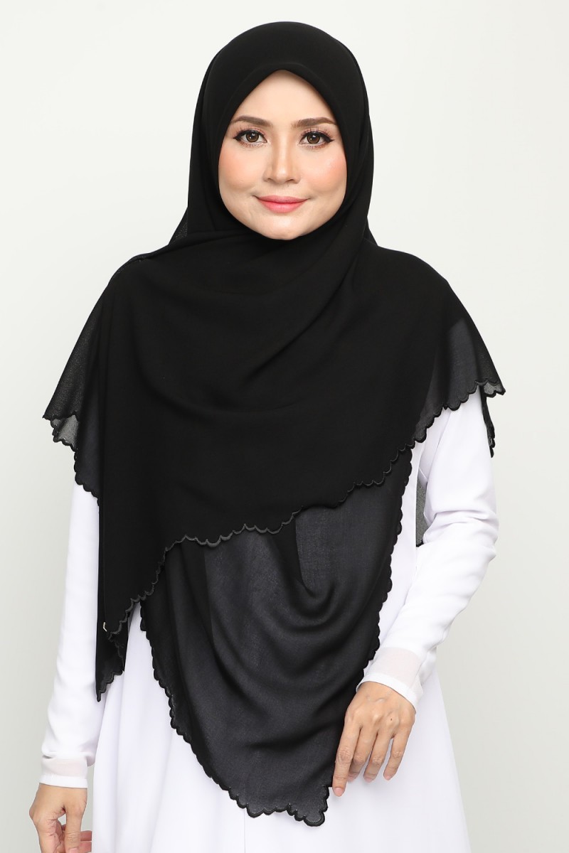 Bawal Sulam Card Black