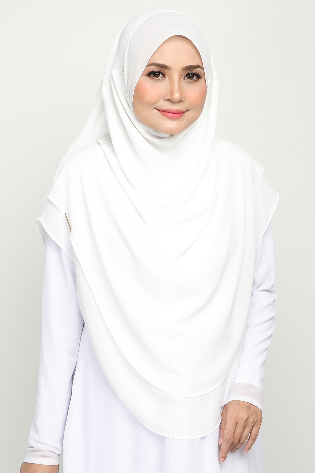 Umma 2-Layer Chiffon White