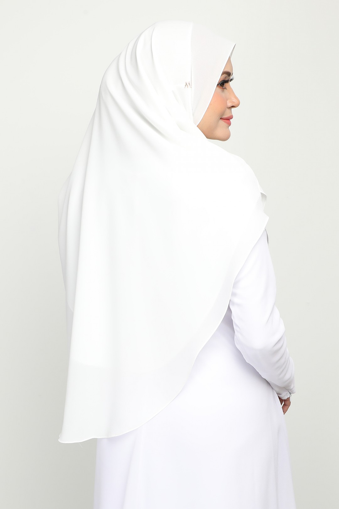 Umma 2-Layer Chiffon White