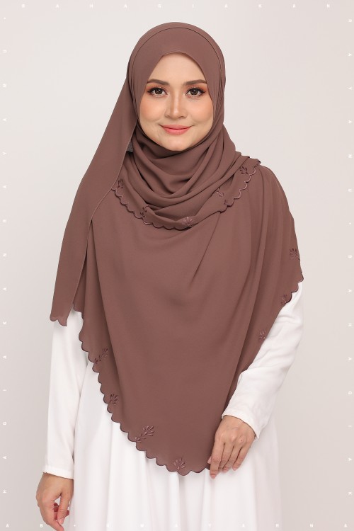 Shawl Sulam Choco Buff