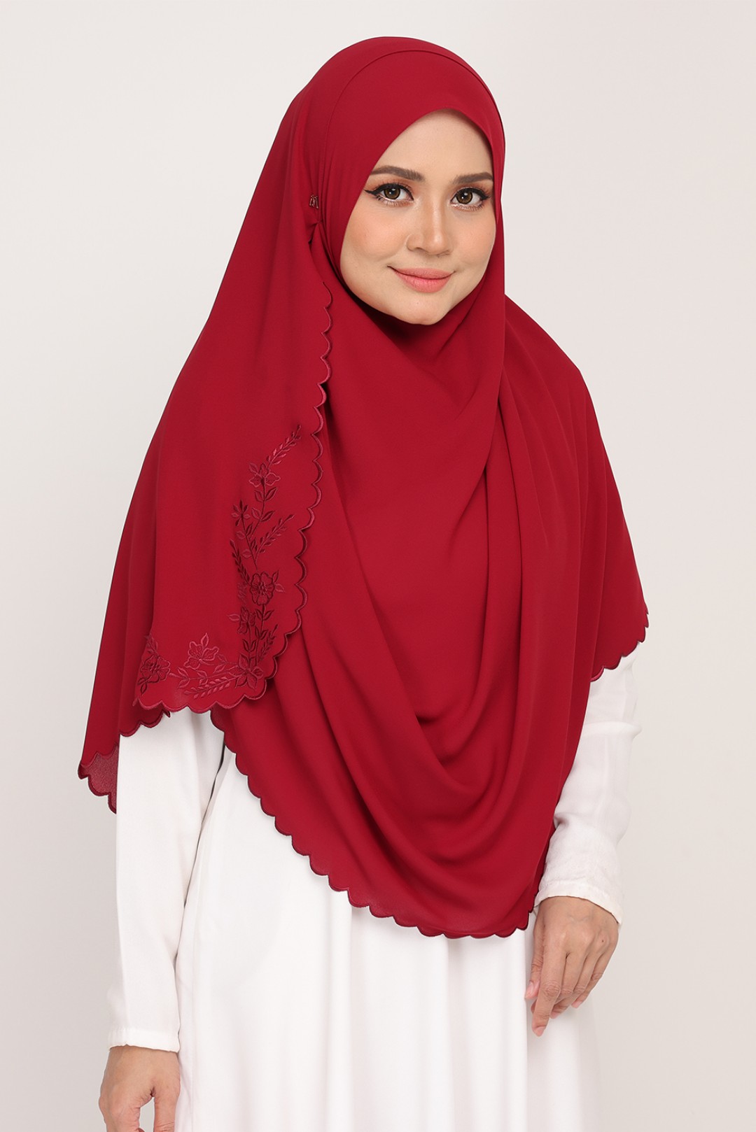 Instant Sulam Claret Red