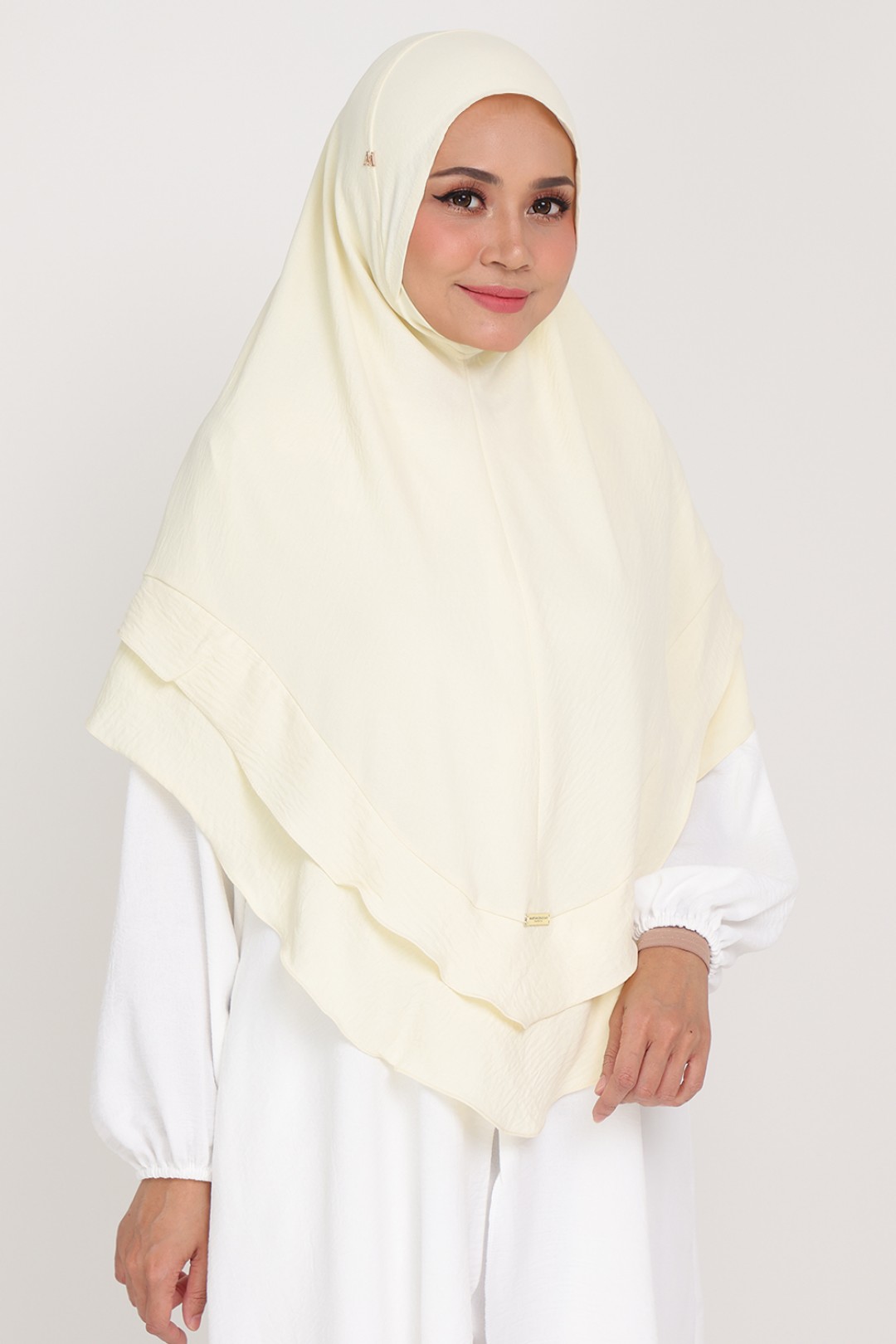 [AS-IS]- Khimar Corn Silk