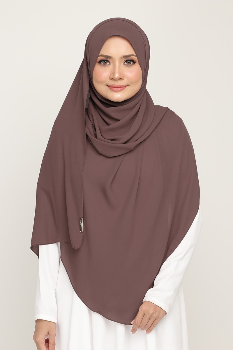 Long Shawl Dark Brown