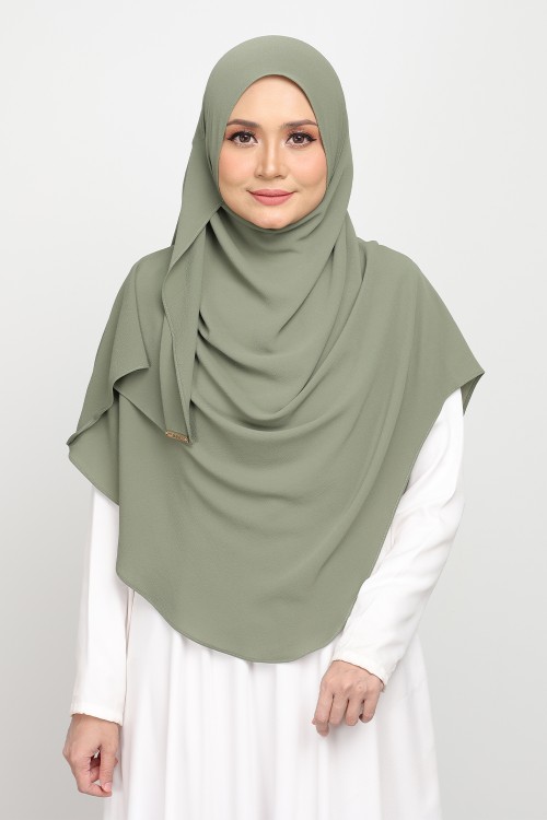 Umma Shawl Khawla Dark Moss