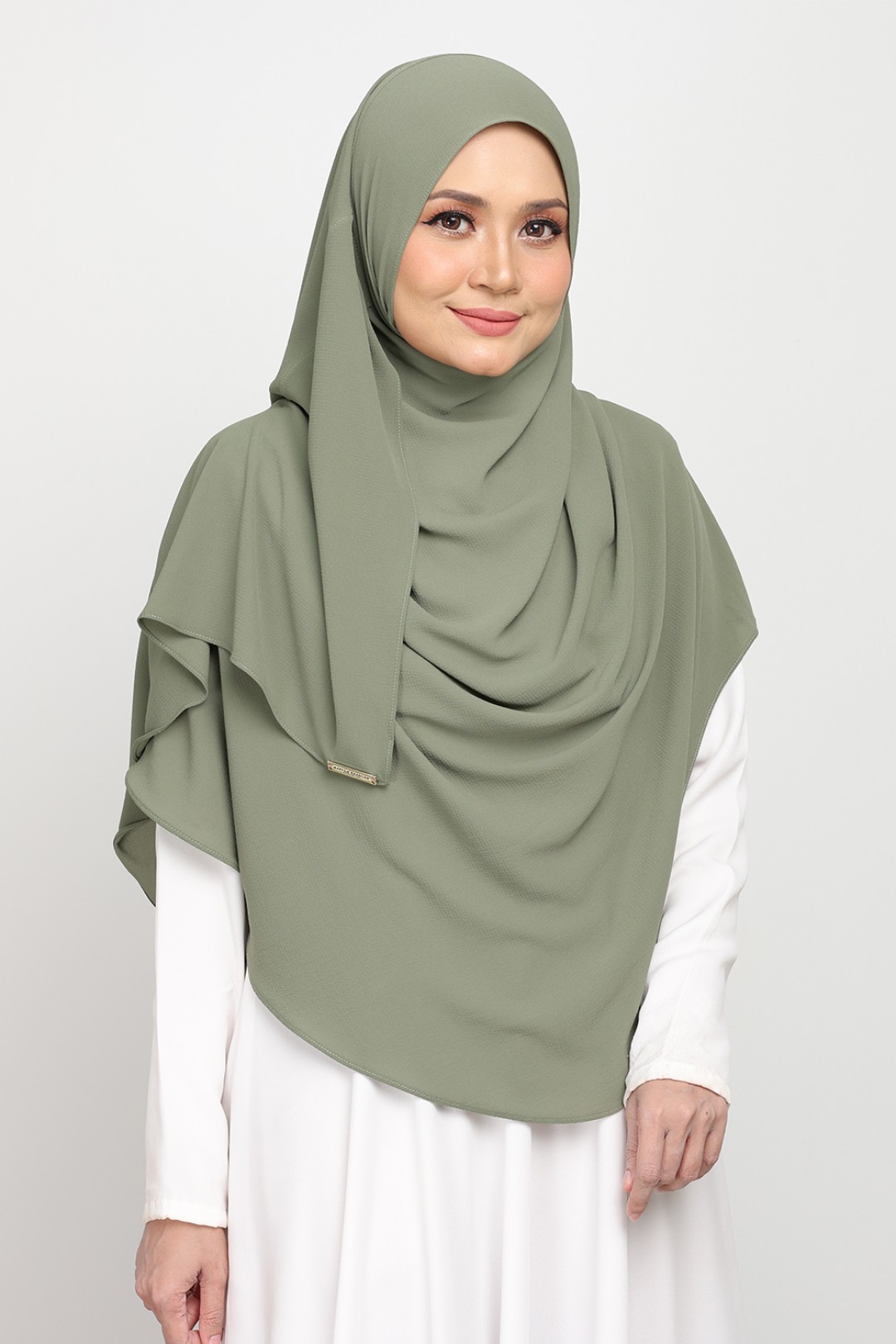 Umma Shawl Khawla Dark Moss