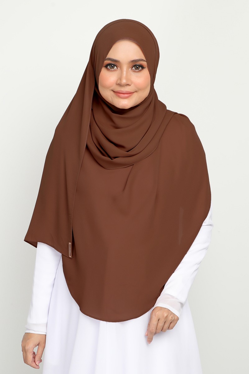 Long Shawl Dark Orange