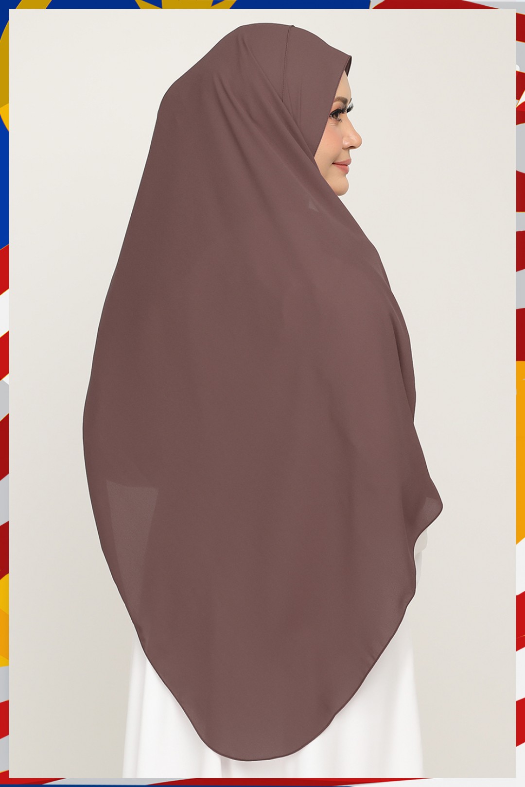 Long Shawl Dark Brown