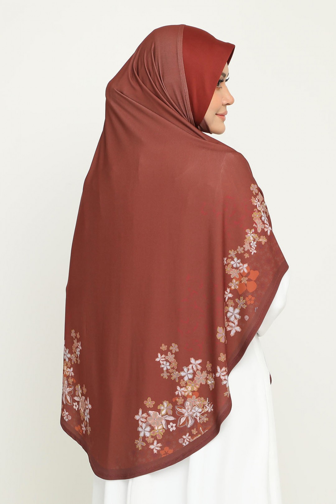 As-Is Sarung Printed Khamsiyyah Deep Maroon