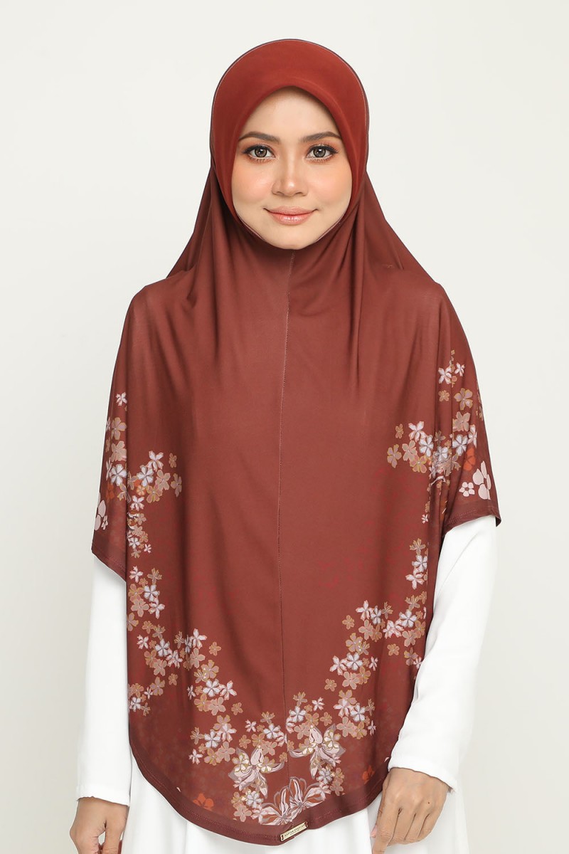 As-Is Sarung Printed Khamsiyyah Deep Maroon