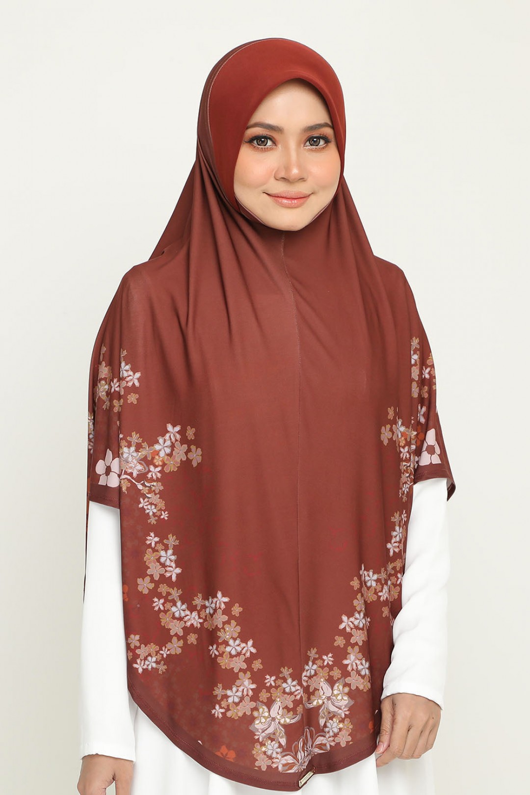 As-Is Sarung Printed Khamsiyyah Deep Maroon