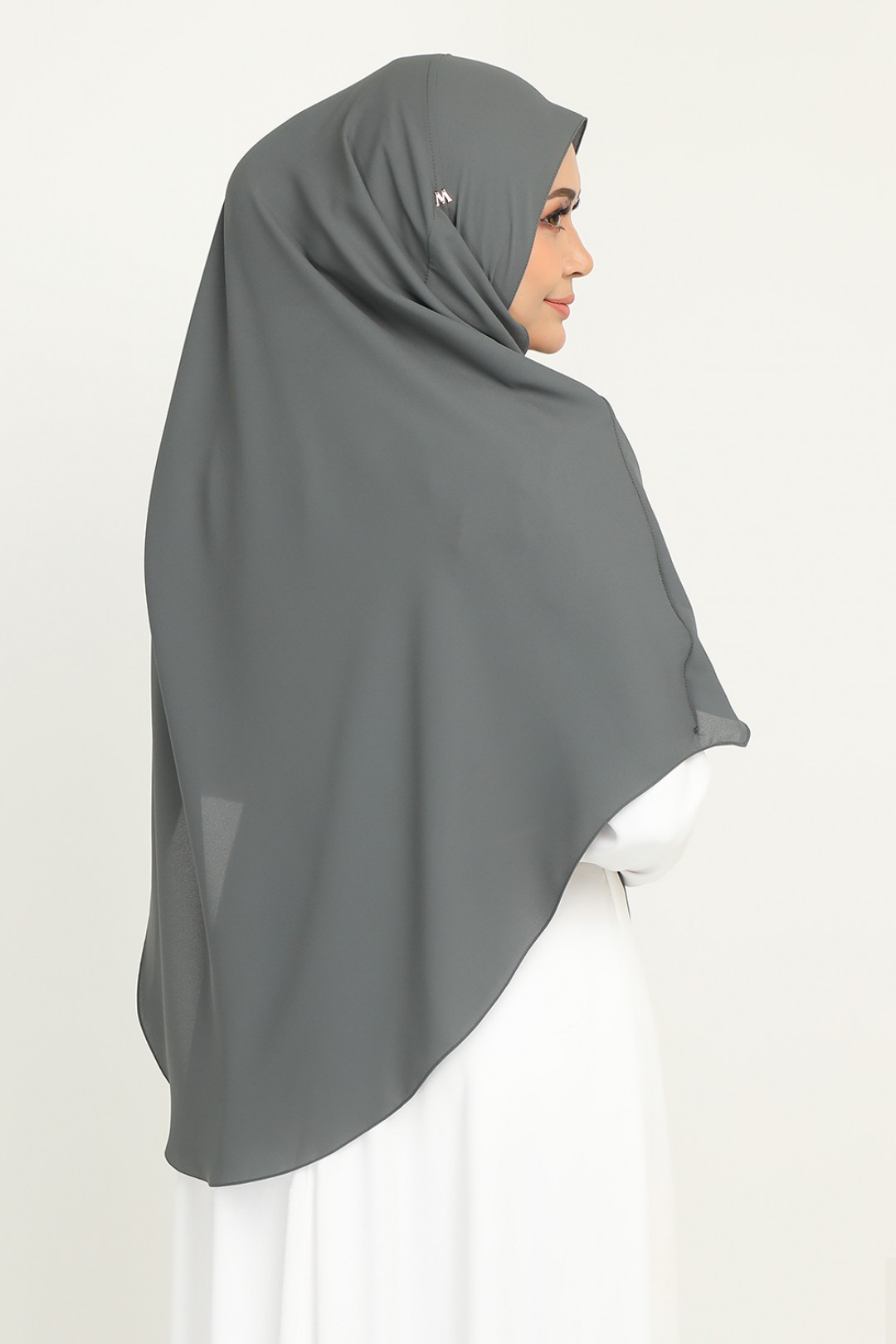 Umma Shawl Ebony Grey