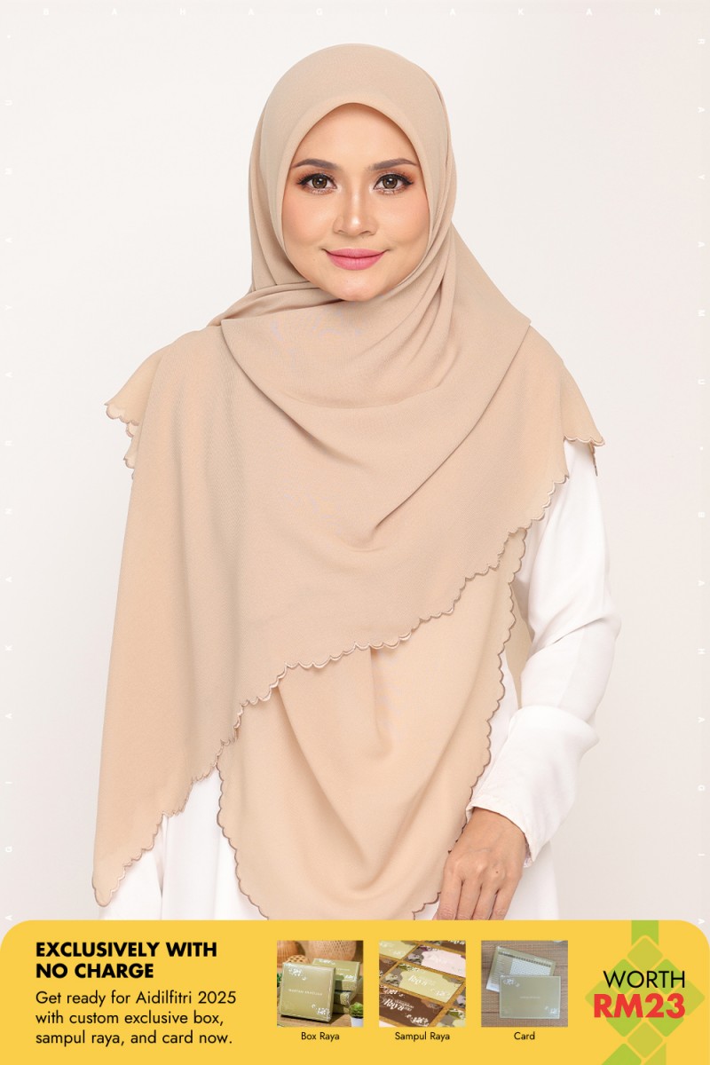 Bawal Sulam Fawn Cream