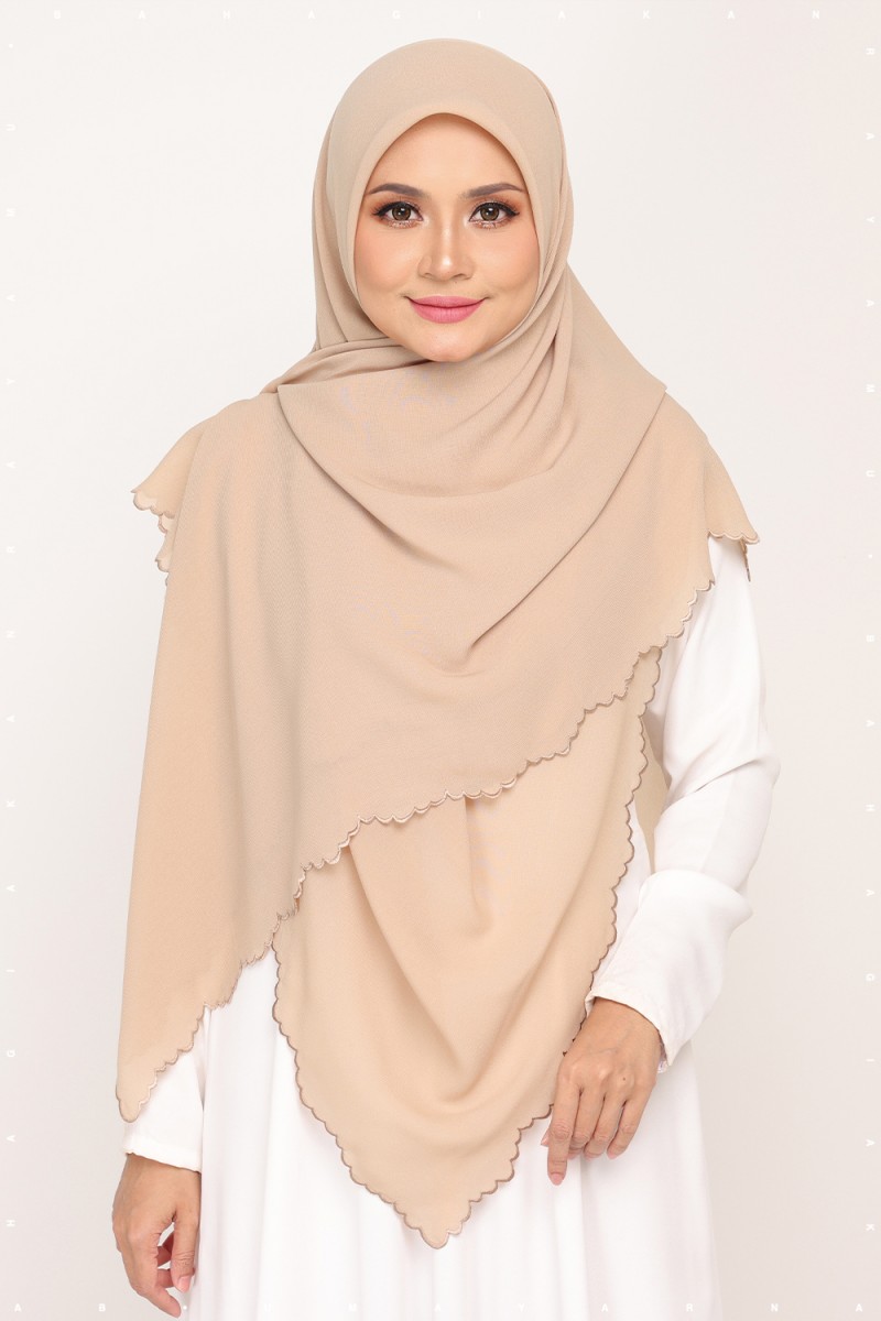 Bawal Sulam Fawn Cream