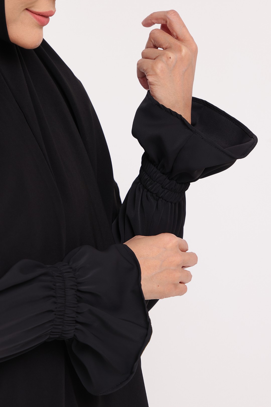 Jubah Wardah Swart Black