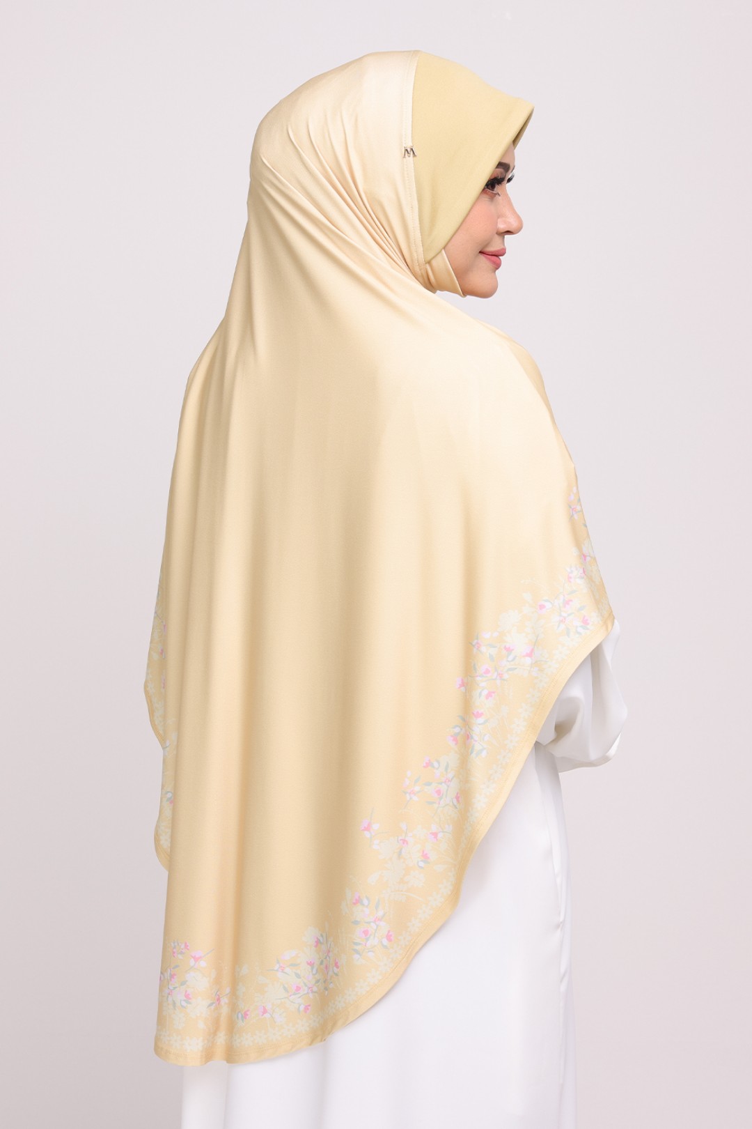 Sarung Printed Radiyyah Golden Vanilla