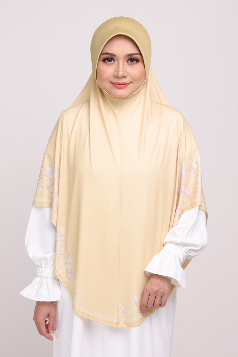 Sarung Printed Radiyyah Golden Vanilla