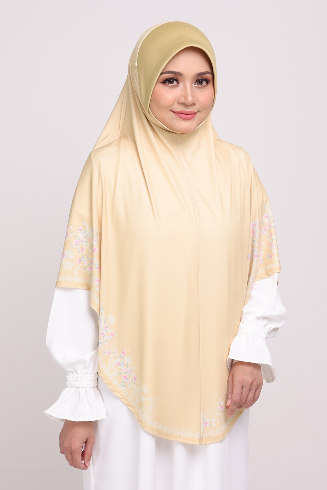 Sarung Printed Radiyyah Golden Vanilla