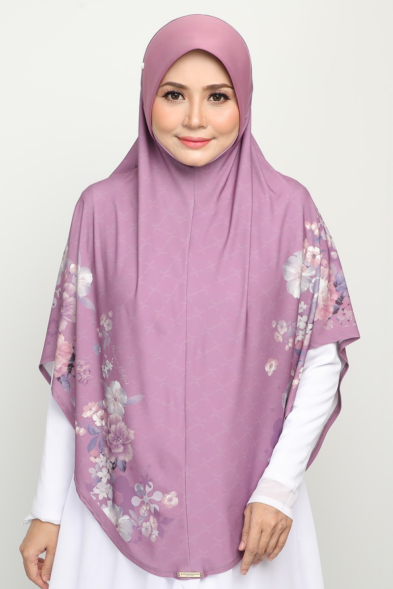 [AS-IS]- Sarung Printed Ghaniyah Iris Mauve