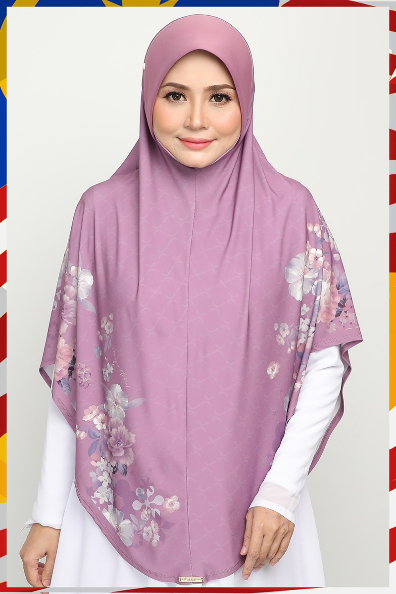 Sarung Printed Ghaniyah Iris Mauve