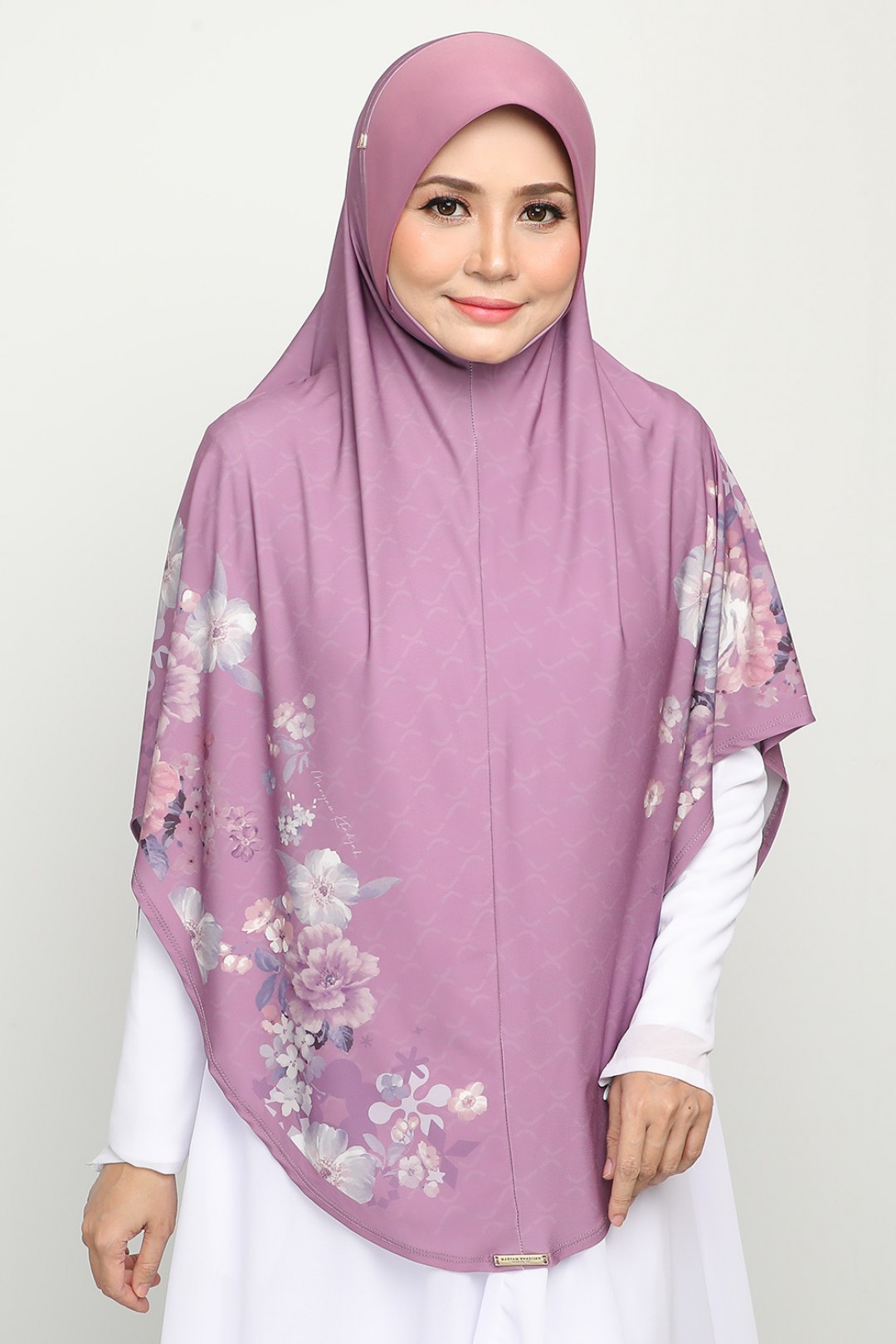 [AS-IS]- Sarung Printed Ghaniyah Iris Mauve