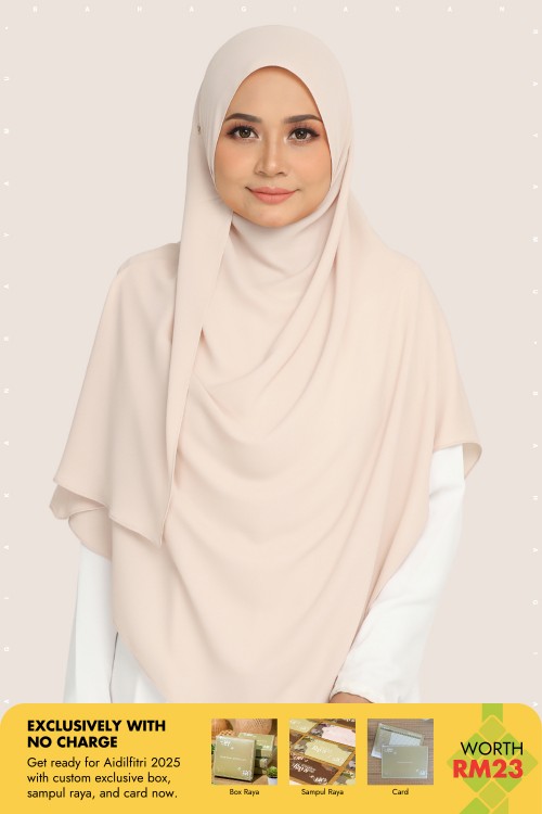 Umma Shawl Merangsri Ivory Blush