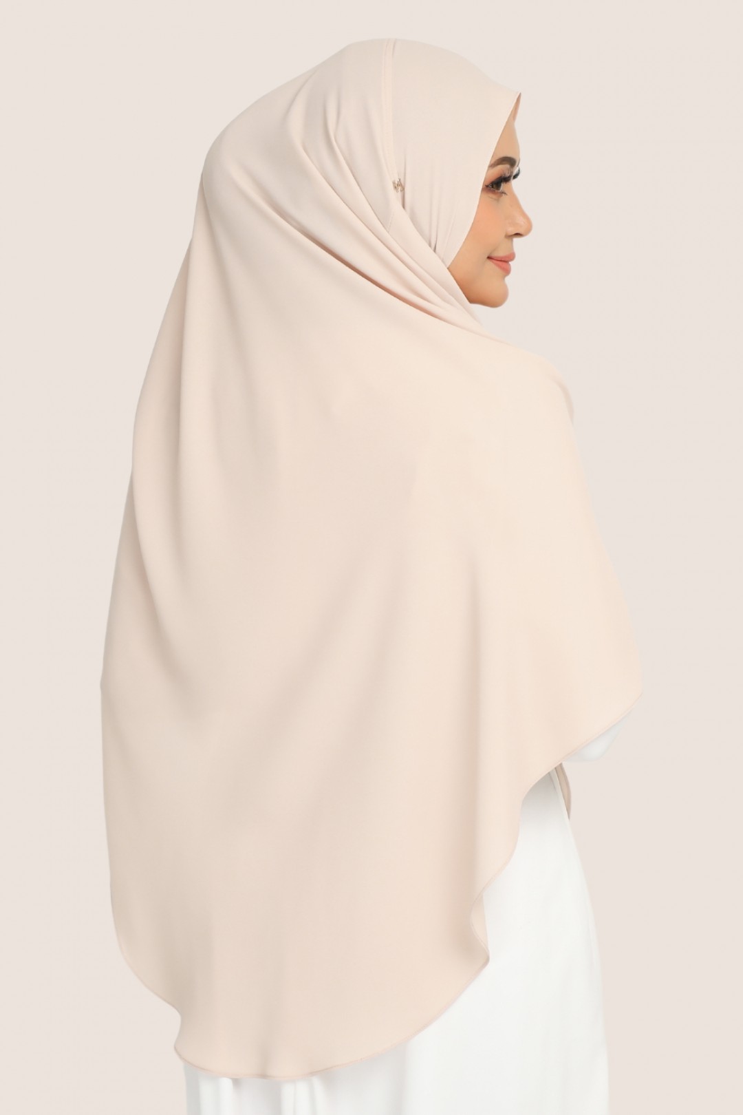 Umma Shawl Merangsri Ivory Blush