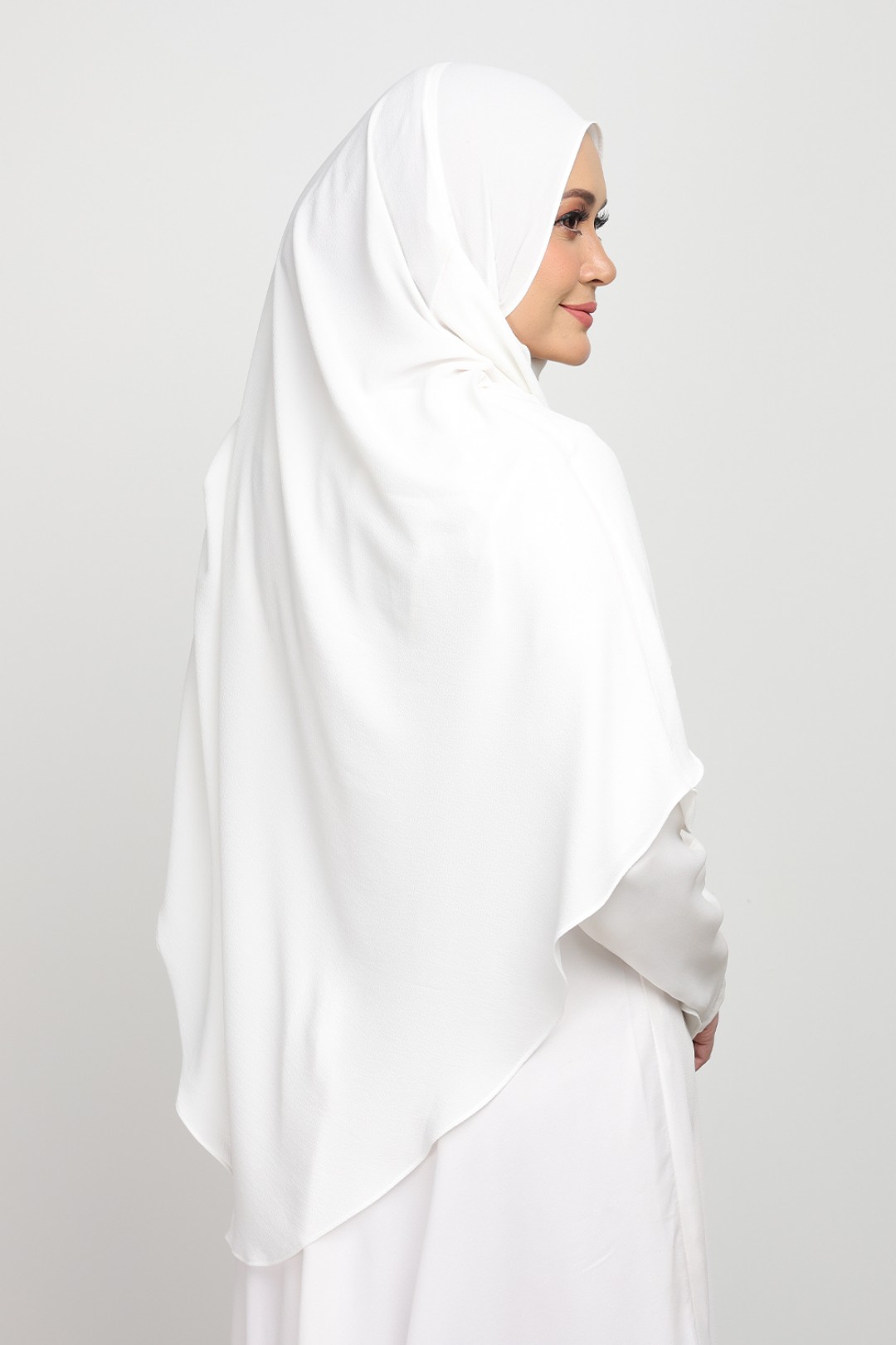 [AS-IS]-Umma Shawl Khawla Ivory White