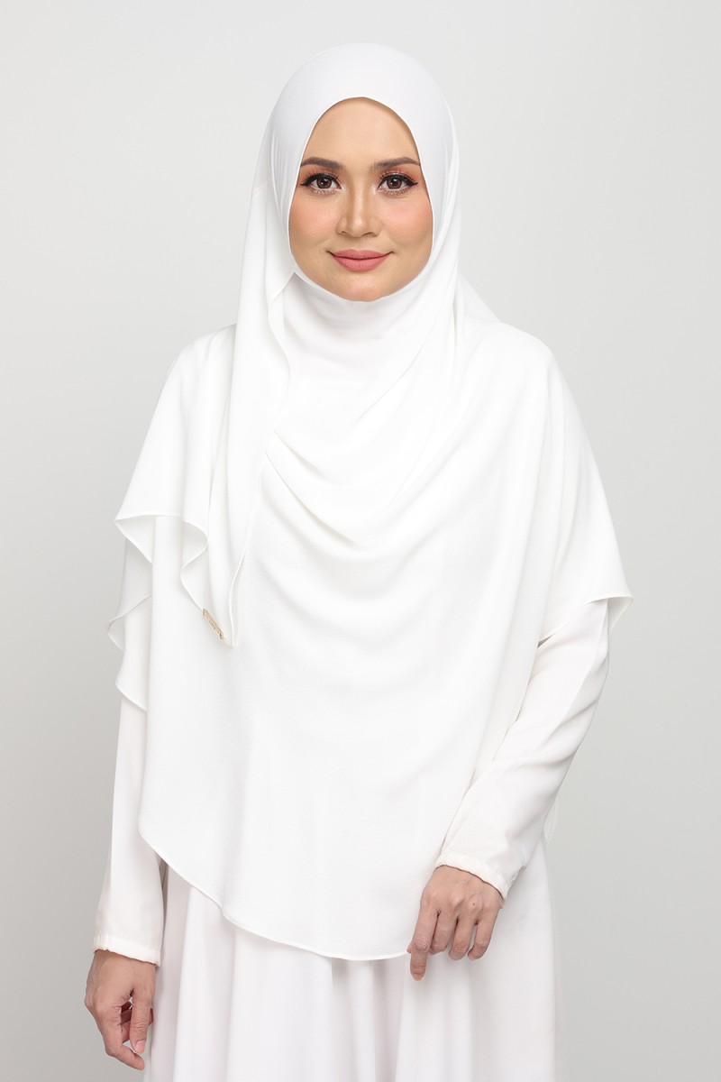 Umma Shawl Khawla Ivory White