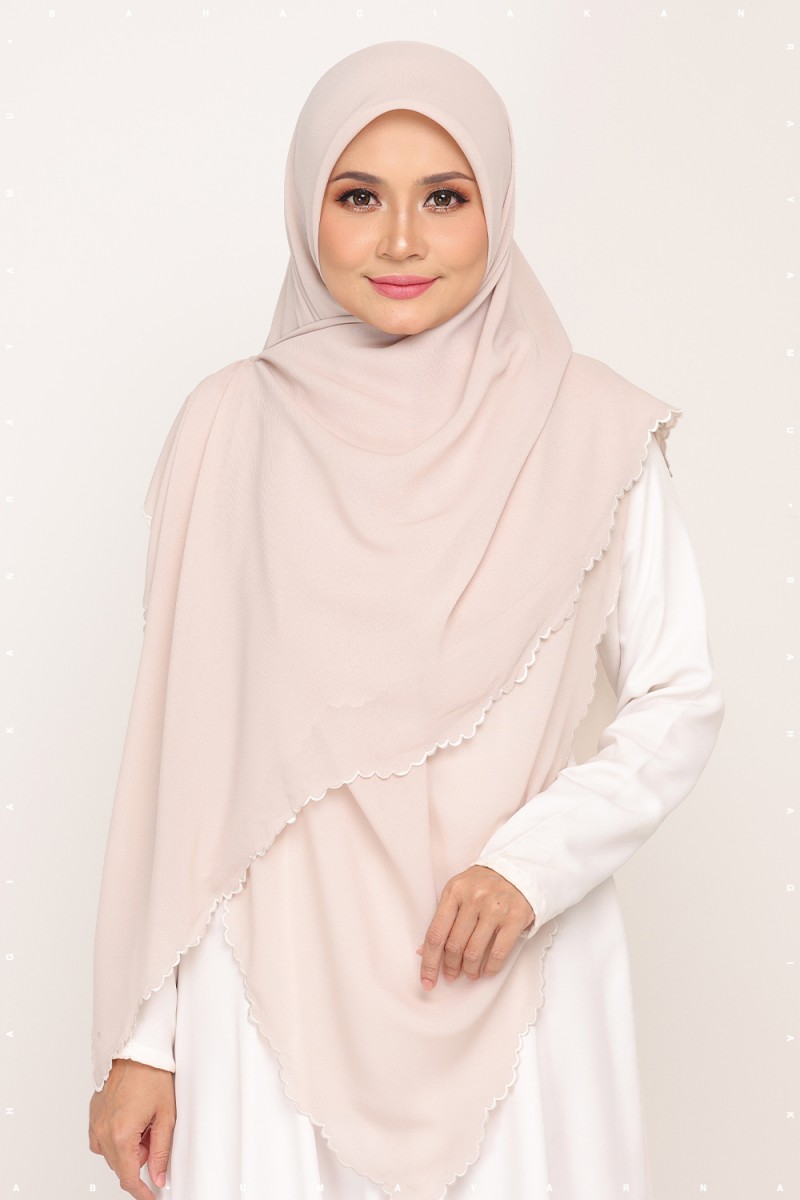 Bawal Sulam Ivory Pearl