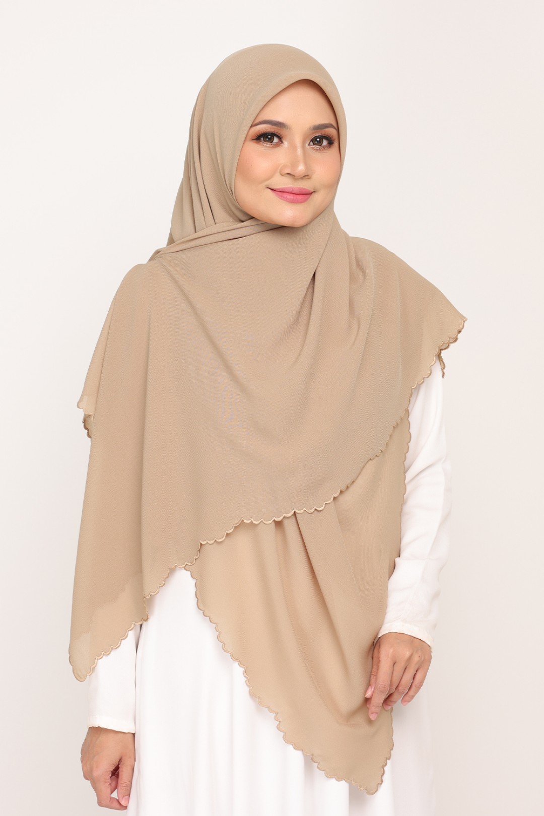 Bawal Sulam Khaki Olive