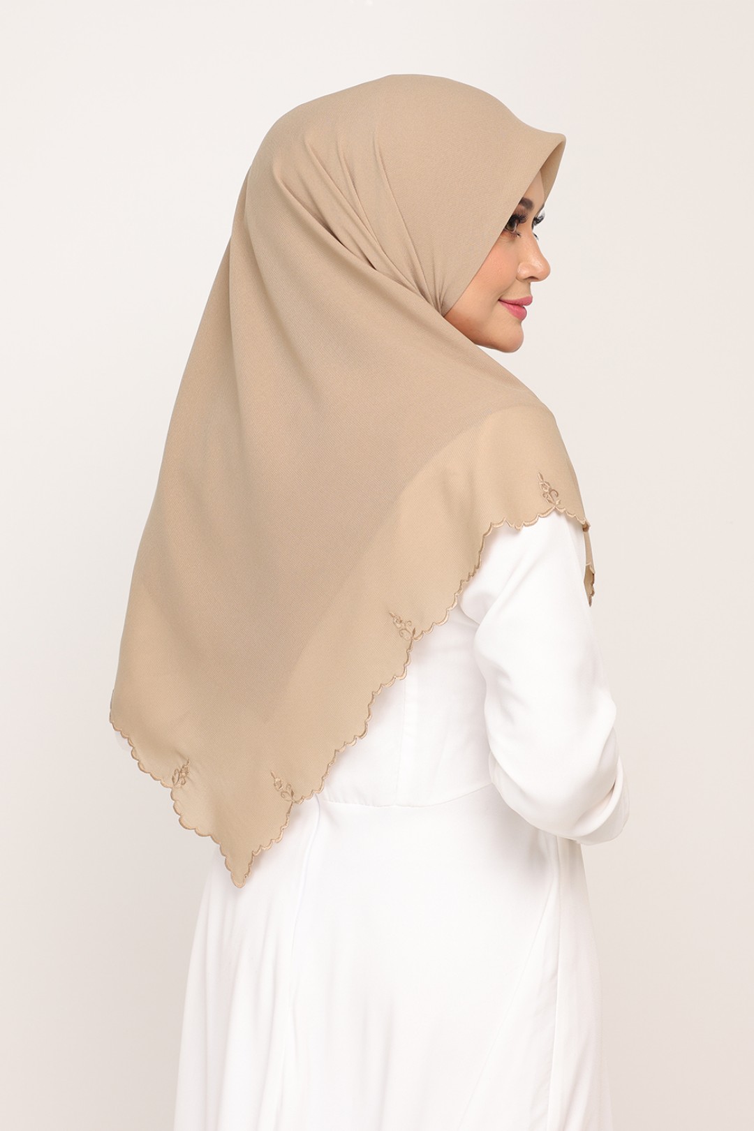 Bawal Sulam Khaki Olive